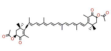 (3S,3'S)-7,8-Didehydro-3,3'-dihydroxy-beta,beta-carotene-4,4'-dione diacetate